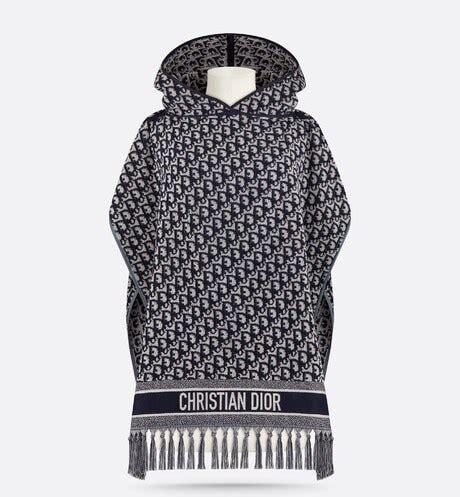 christian dior skull poncho|dior plaid poncho.